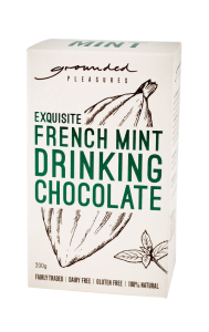 french mint drinking chocolate by grounded pleasures
