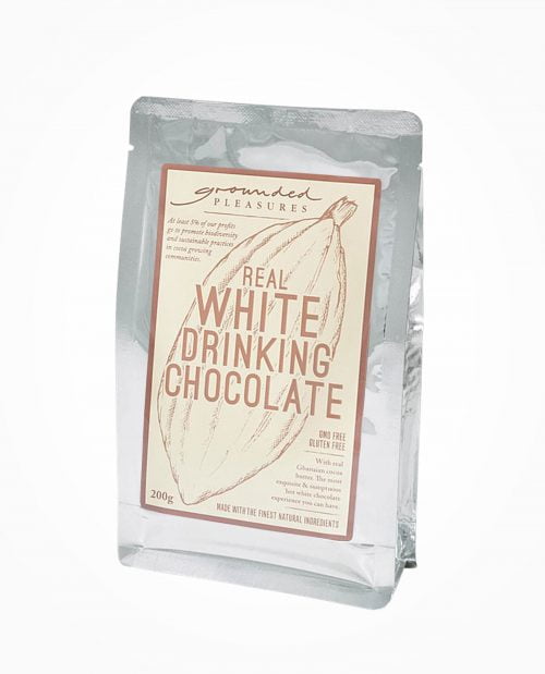 white drinking chocolate