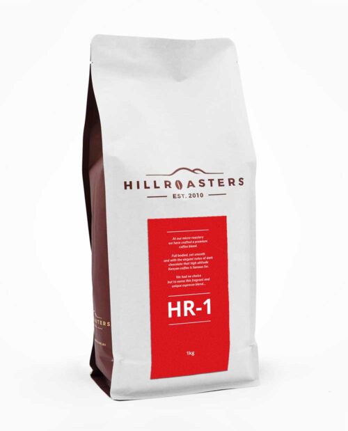 roasted coffee beans 1kg bag front view