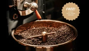 free delivery of roasted coffee beans on orders over $100